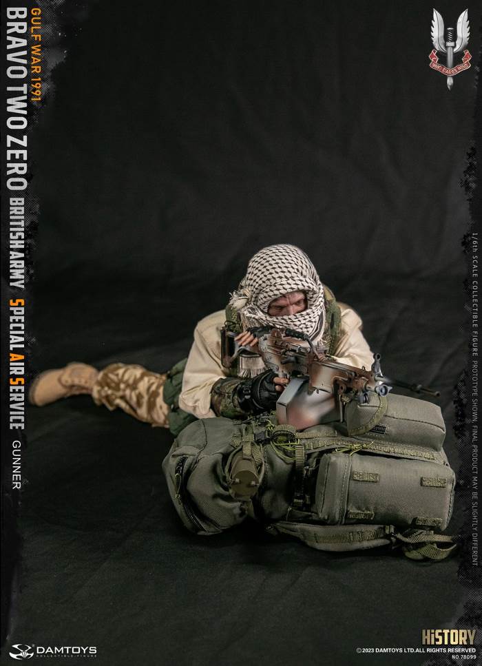 British SAS Special Air Service Regiment-Machine Gunner 1991 Gulf War 1/6