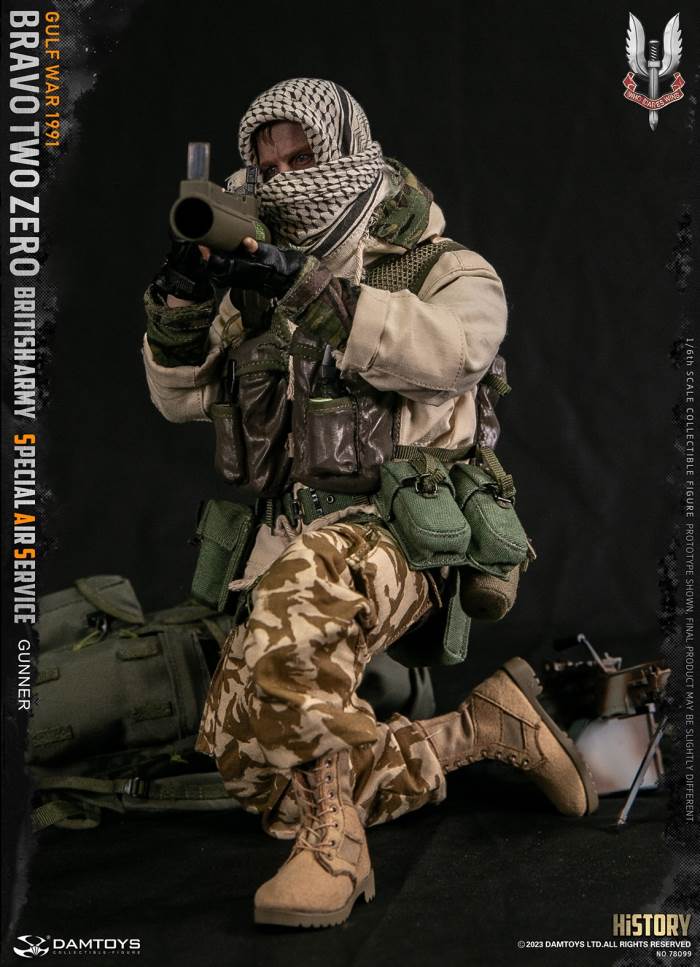 British SAS Special Air Service Regiment-Machine Gunner 1991 Gulf War 1/6