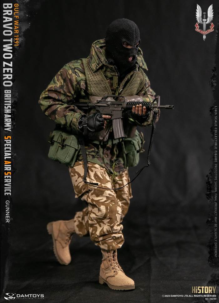 British SAS Special Air Service Regiment-Machine Gunner 1991 Gulf War 1/6