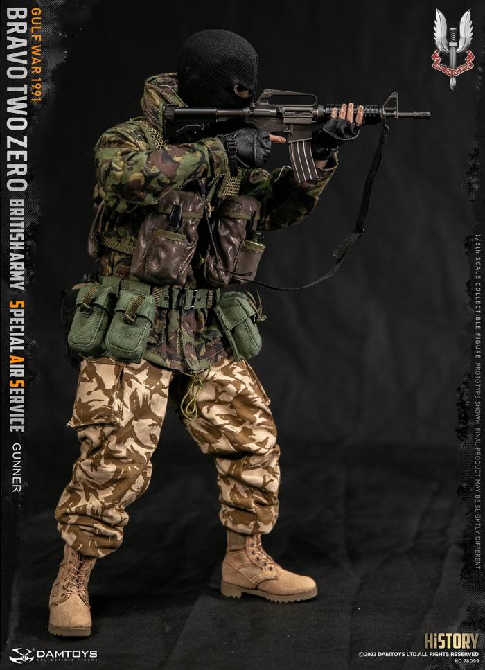 British SAS Special Air Service Regiment-Machine Gunner 1991 Gulf War 1/6