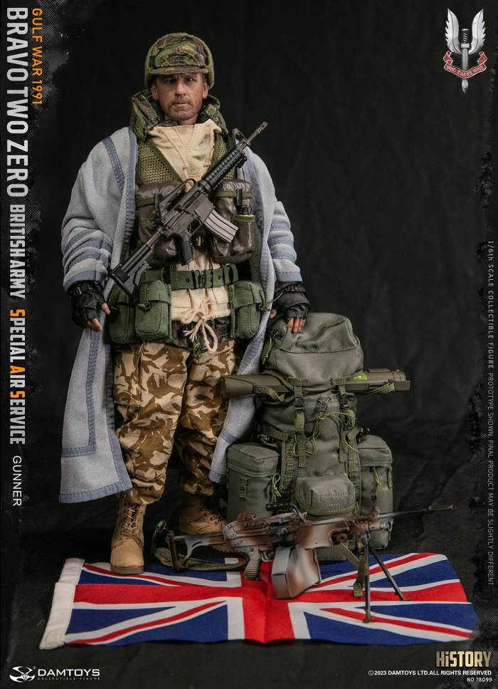British SAS Special Air Service Regiment-Machine Gunner 1991 Gulf War 1/6