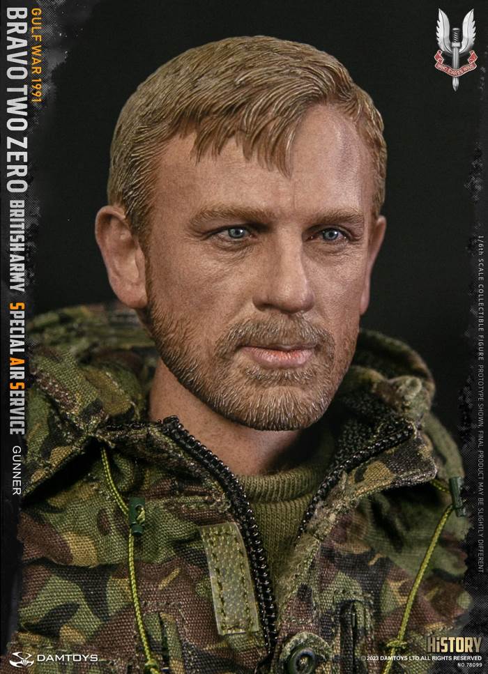 British SAS Special Air Service Regiment-Machine Gunner 1991 Gulf War 1/6