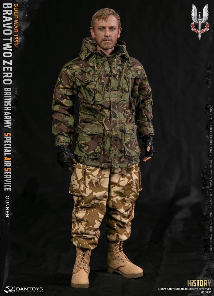 British SAS Special Air Service Regiment-Machine Gunner 1991 Gulf War 1/6