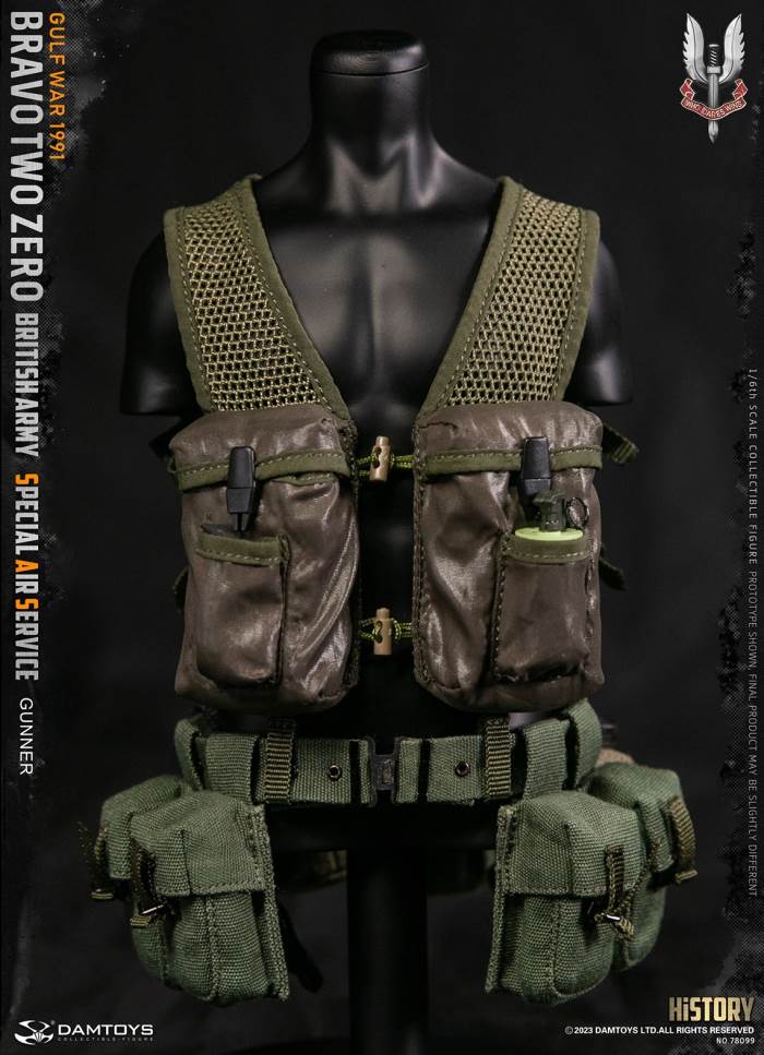 British SAS Special Air Service Regiment-Machine Gunner 1991 Gulf War 1/6