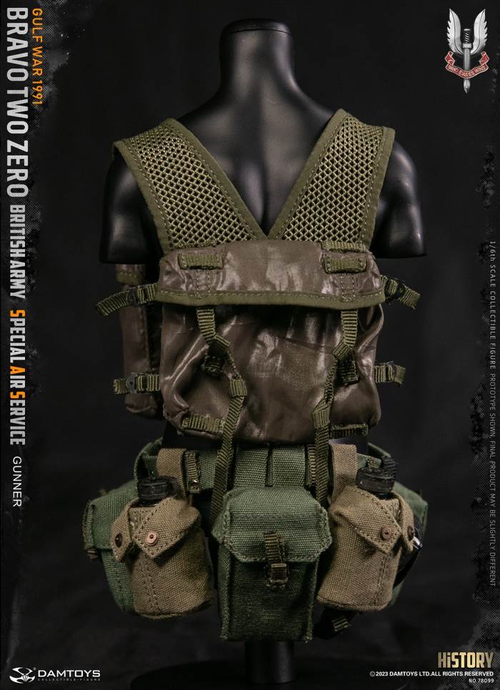 British SAS Special Air Service Regiment-Machine Gunner 1991 Gulf War 1/6