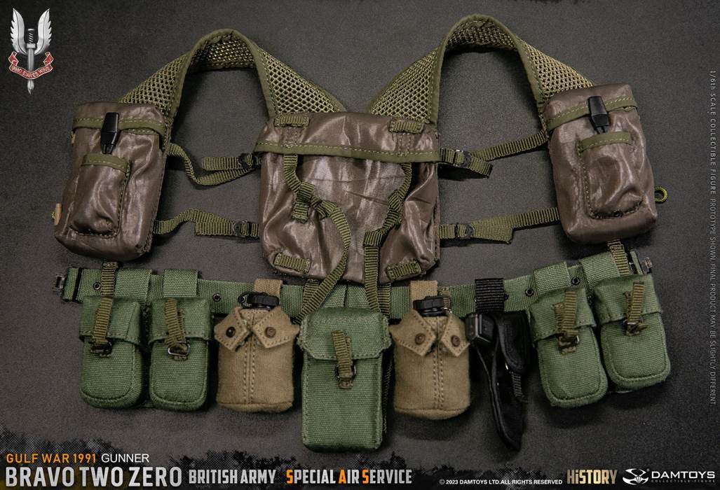 British SAS Special Air Service Regiment-Machine Gunner 1991 Gulf War 1/6