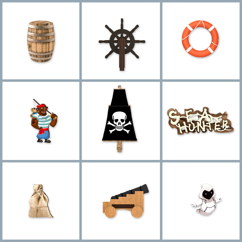 Miniature Doll House Sea Hunter Wooden Handmade Kit