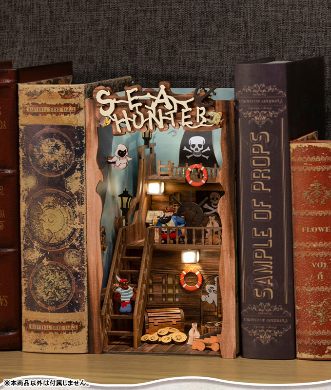 Miniature Doll House Sea Hunter Wooden Handmade Kit