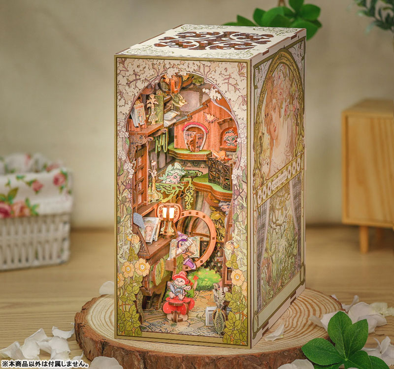 Miniature Doll House Elven Paradise Wooden Handmade Kit