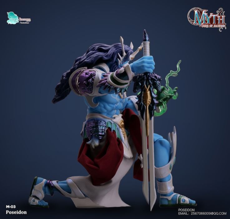 Mythology of the Sea Emperor Poseidon 1/12