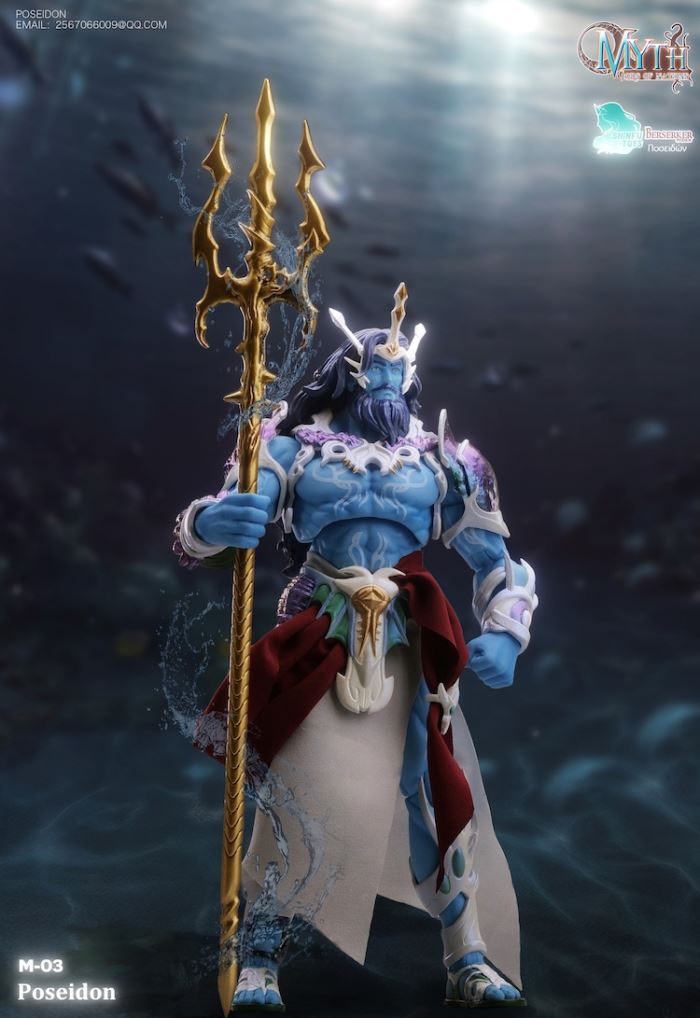 Mythology of the Sea Emperor Poseidon 1/12