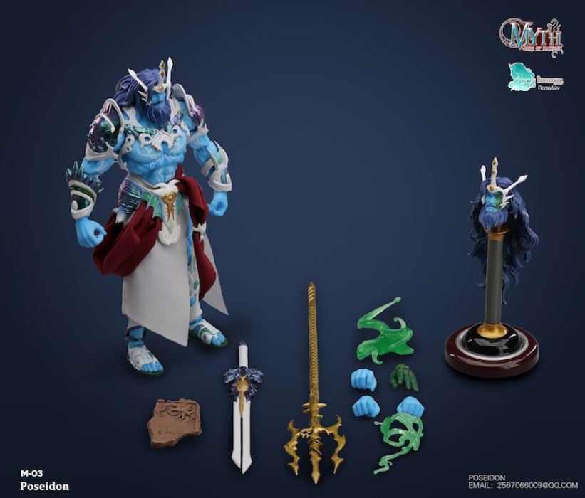 Mythology of the Sea Emperor Poseidon 1/12