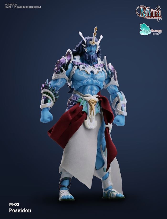 Mythology of the Sea Emperor Poseidon 1/12