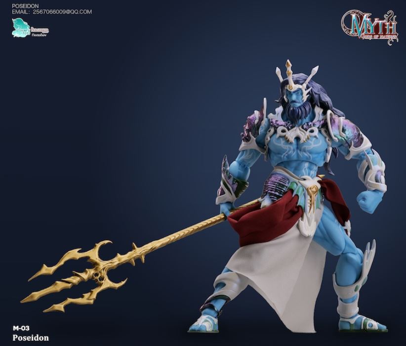 Mythology of the Sea Emperor Poseidon 1/12