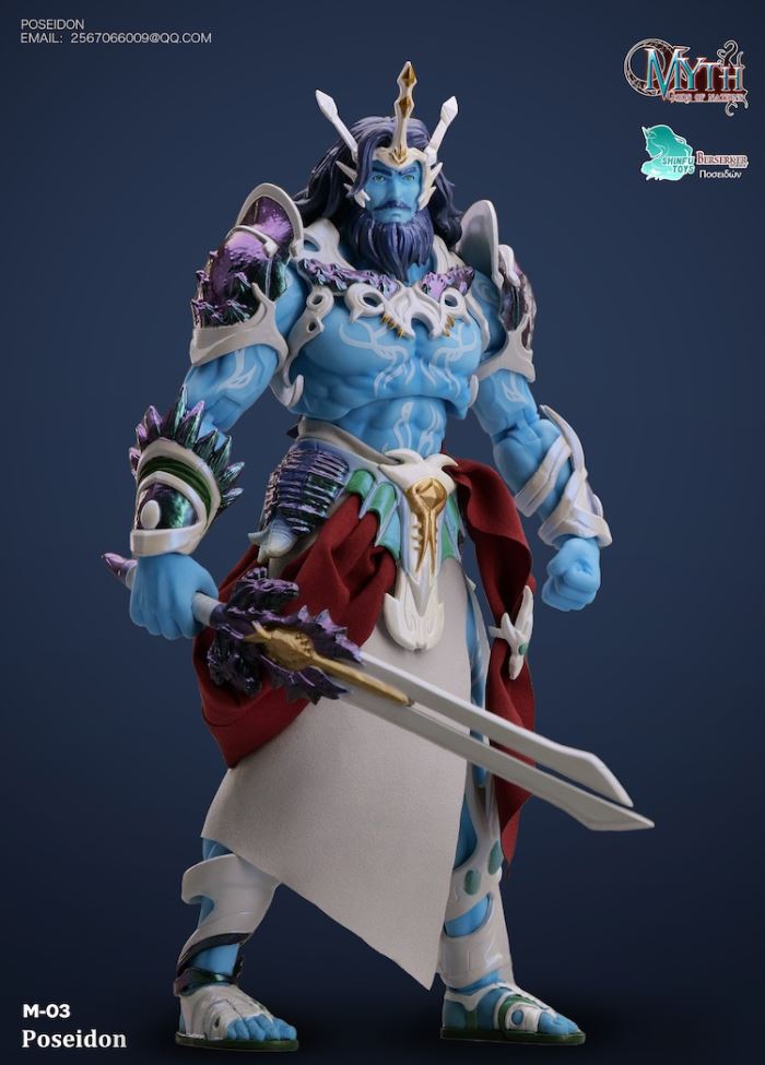 Mythology of the Sea Emperor Poseidon 1/12