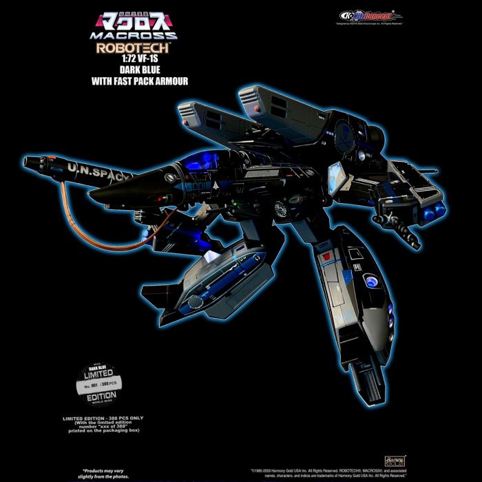 Macross VF-1s DARK BLUE VERSION 1/72