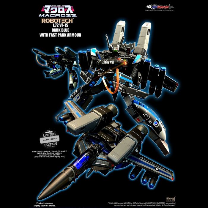 Macross VF-1s DARK BLUE VERSION 1/72