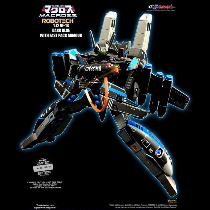 Macross VF-1s DARK BLUE VERSION 1/72