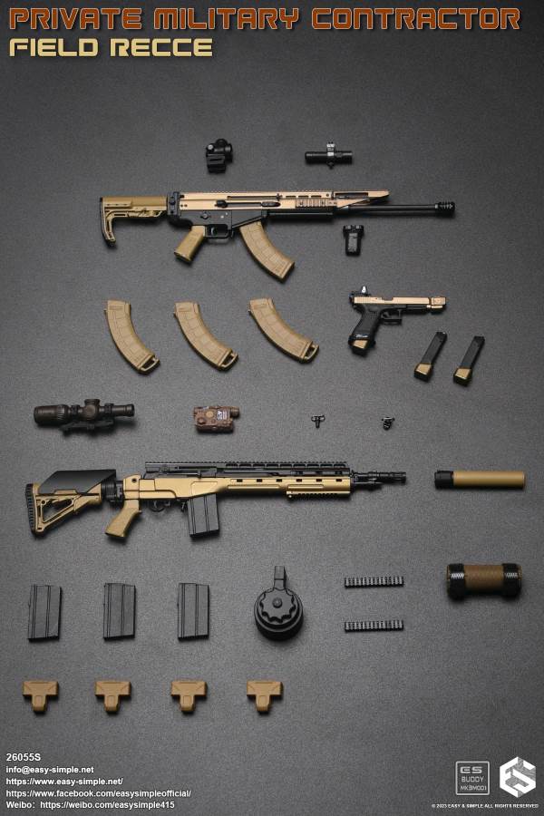 Private Military Contractor Field Recce 1/6