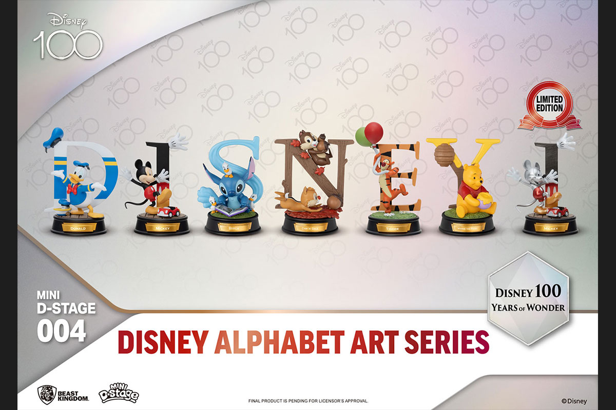 [Mini D Stage] Disney 100 Alphabet Art Series Disney
