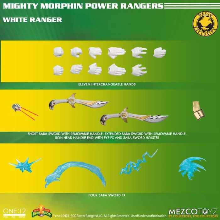 ONE:12 COLLECTIVE Mighty Morphin Power Rangers: White Ranger