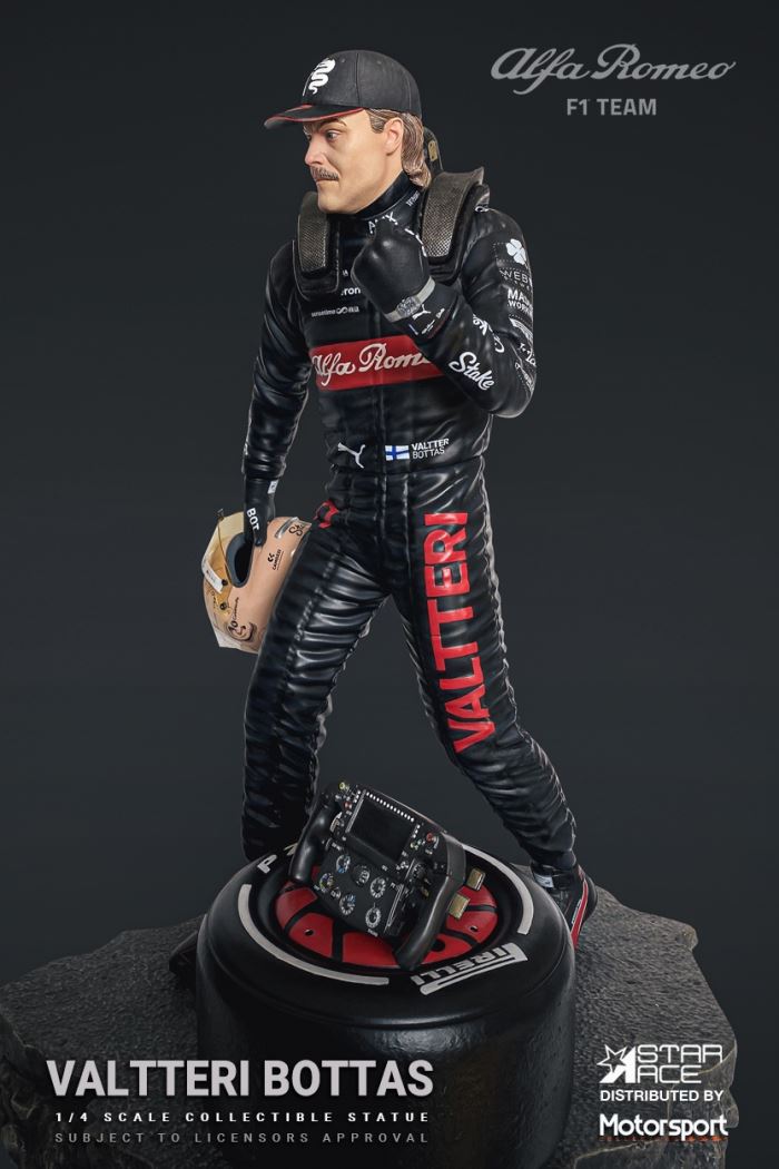 F1 racing driver Zhou Guanyu / Valtteri / Bottas