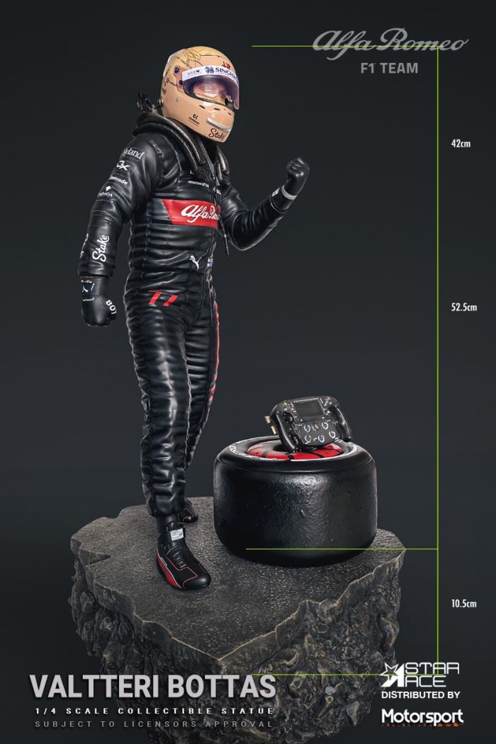 F1 racing driver Zhou Guanyu / Valtteri / Bottas