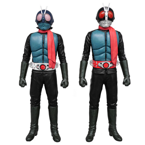 Jumbo Soft Vinyl Figure Kamen Rider / Kamen Rider No. 2 (Shin Kamen Rider) W Pack
