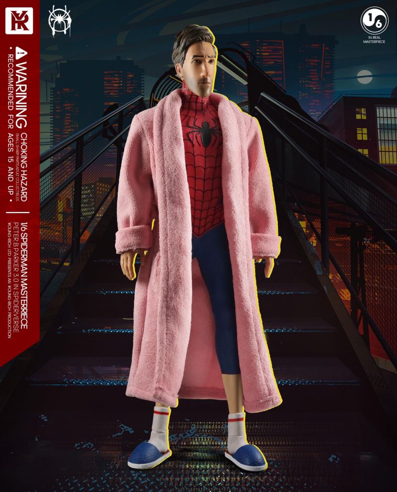Spider-Man Across the Spider Verse -Middle-aged Parker 3.0 Father and Daughter