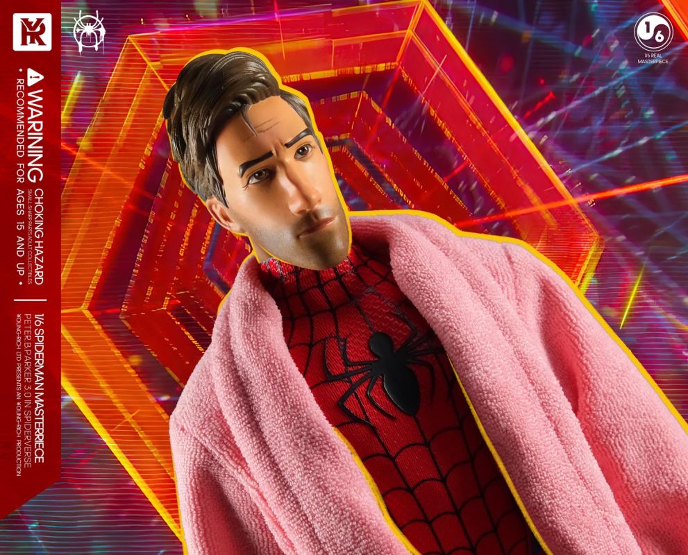Spider-Man Across the Spider Verse -Middle-aged Parker 3.0 Father and Daughter