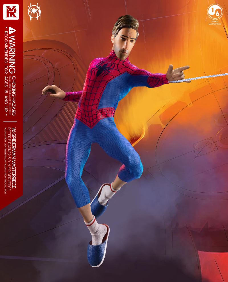 Spider-Man Across the Spider Verse -Middle-aged Parker 3.0 Father and Daughter