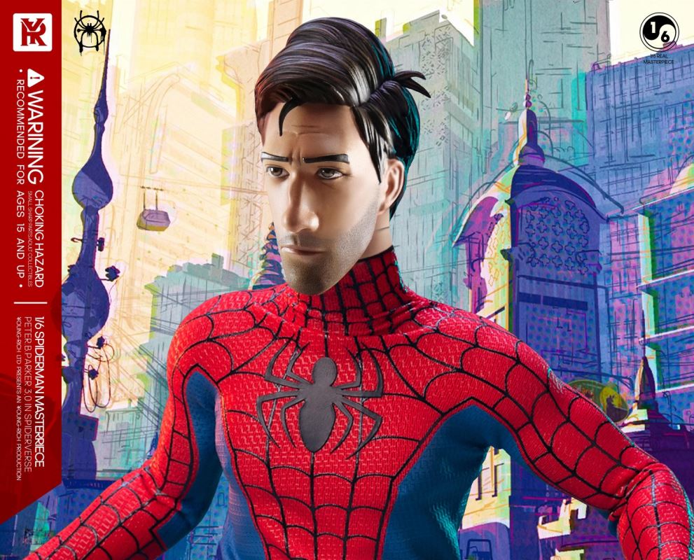 Spider-Man Across the Spider Verse -Middle-aged Parker 3.0 Father and Daughter