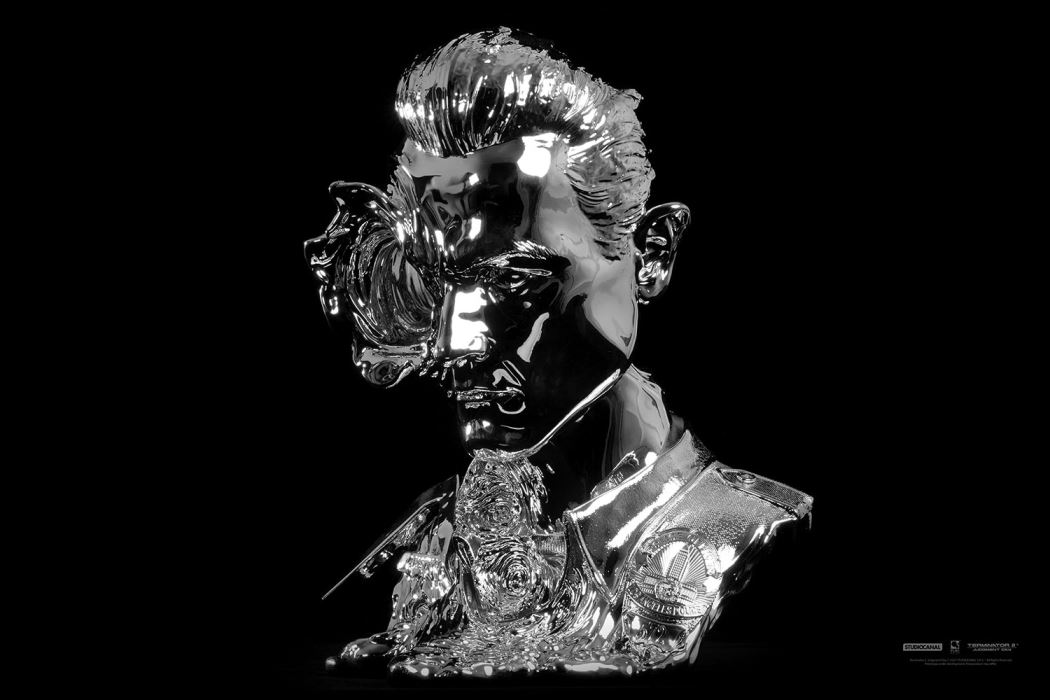T-1000 (LIQUID METAL) DELUXE ART MASK