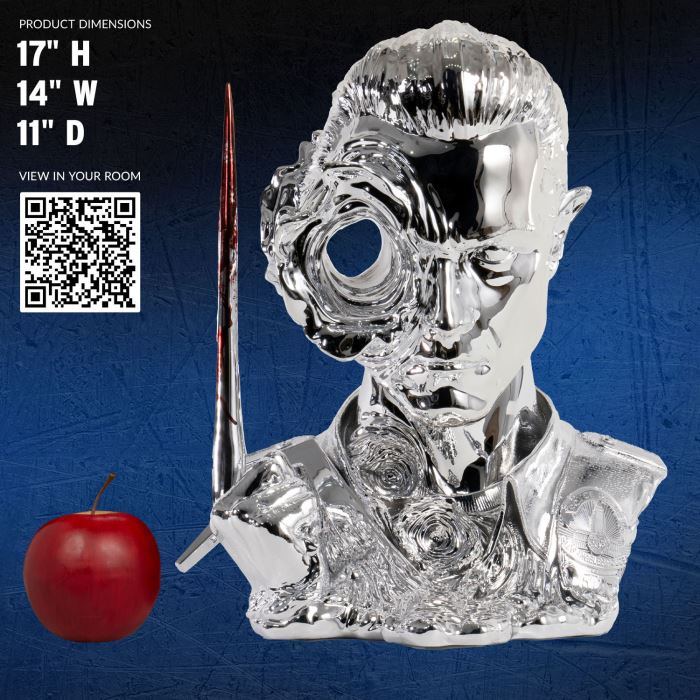 T-1000 (LIQUID METAL) DELUXE ART MASK