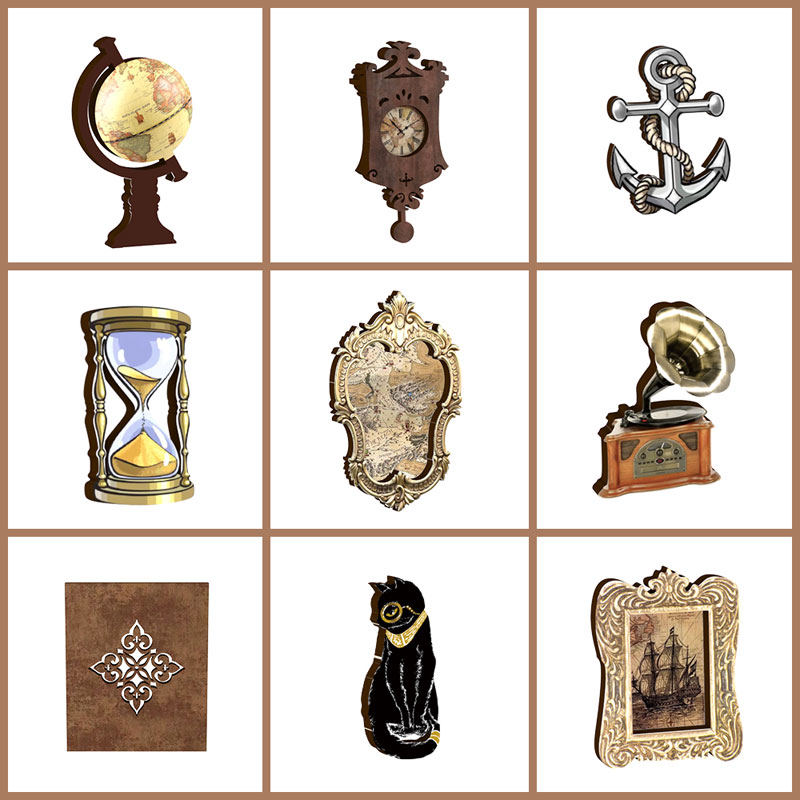 Miniature Doll House Sailing Memory Wooden Handmade Kit