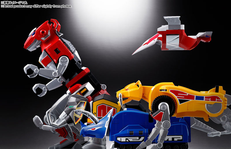 Soul of Chogokin Zyutei Daizyuzin GX-72 Daizyuzin & GX-78 Dragon Caesar Kyoryu Sentai Zyuranger