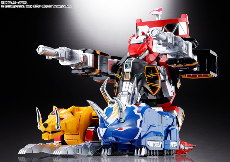 Soul of Chogokin Zyutei Daizyuzin GX-72 Daizyuzin & GX-78 Dragon Caesar Kyoryu Sentai Zyuranger