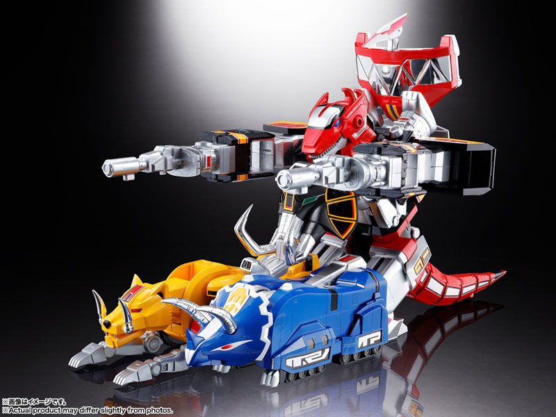 Soul of Chogokin Zyutei Daizyuzin GX-72 Daizyuzin & GX-78 Dragon Caesar Kyoryu Sentai Zyuranger