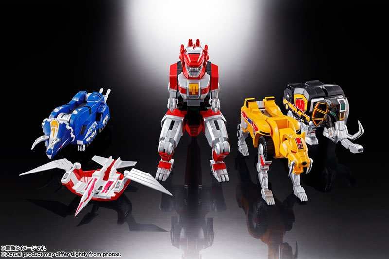 Soul of Chogokin Zyutei Daizyuzin GX-72 Daizyuzin & GX-78 Dragon Caesar Kyoryu Sentai Zyuranger