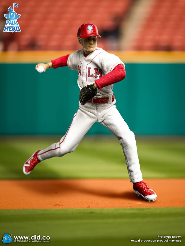 Handheld Hero Real Series-White Team Baseball Player/Blue Team Baseball Player 1/12