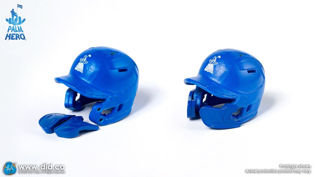 Handheld Hero Real Series-White Team Baseball Player/Blue Team Baseball Player 1/12