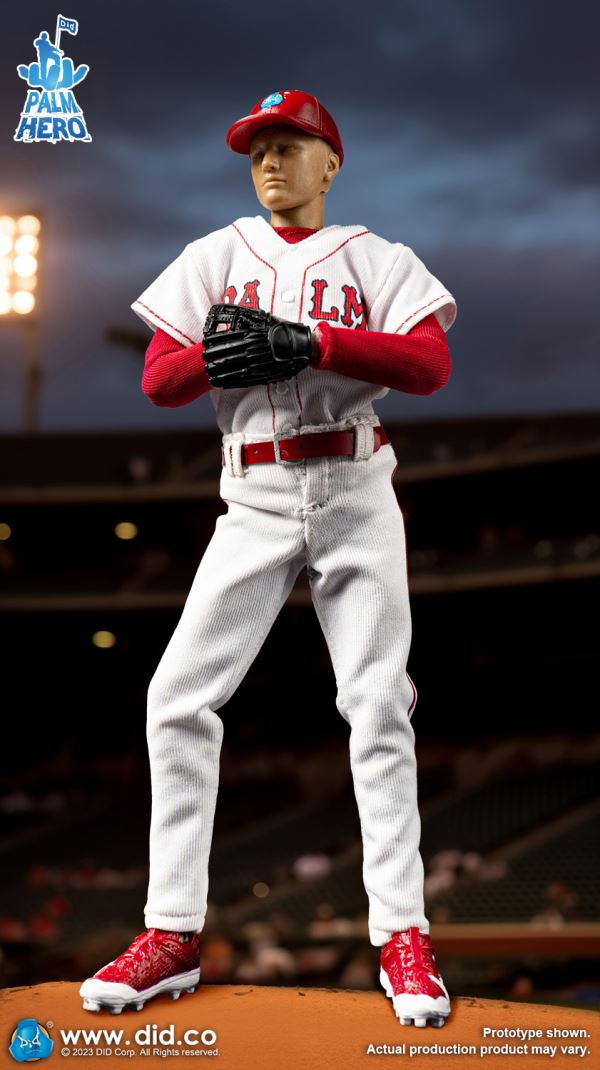 Handheld Hero Real Series-White Team Baseball Player/Blue Team Baseball Player 1/12