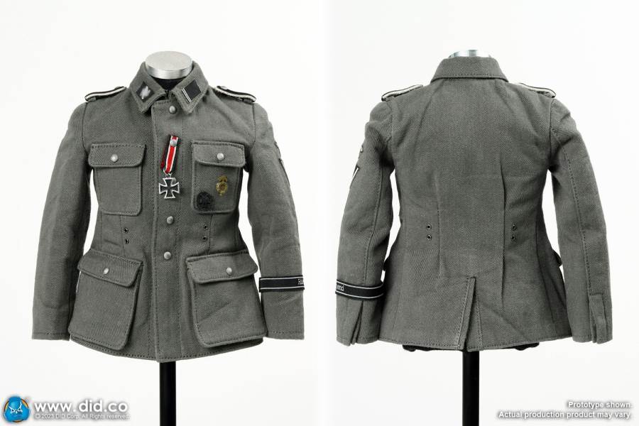 World War II German 12th Armored Division MG42 Machine Gunner Otto 1/6