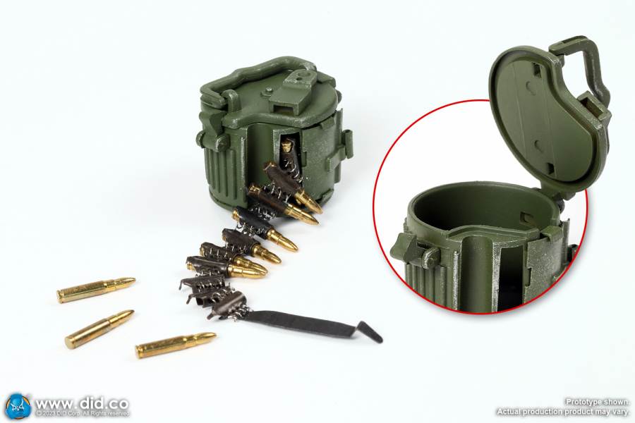 World War II German 12th Armored Division MG42 Machine Gunner Otto 1/6