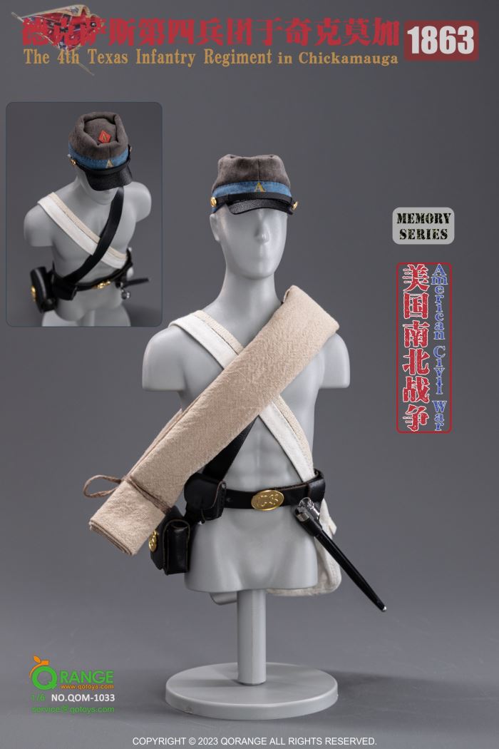 American Civil War Confederate Army Fourth Texas Regiment at Chickamauga 1/6