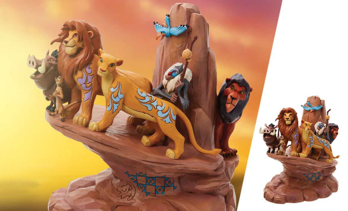 LION KING CARVED IN STONE