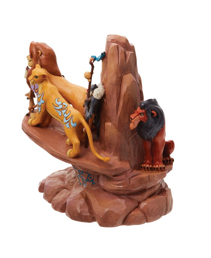 LION KING CARVED IN STONE