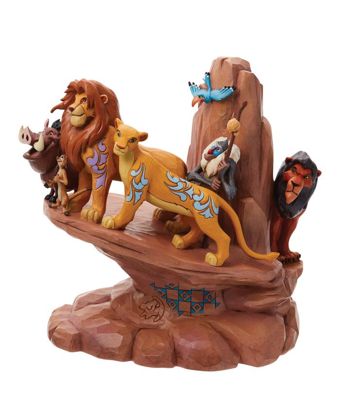 LION KING CARVED IN STONE