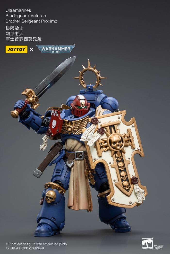 Ultramarines-Sword Guard Veteran Sergeant Proximo Brothers/Veteran 02/Veteran 03 1/18