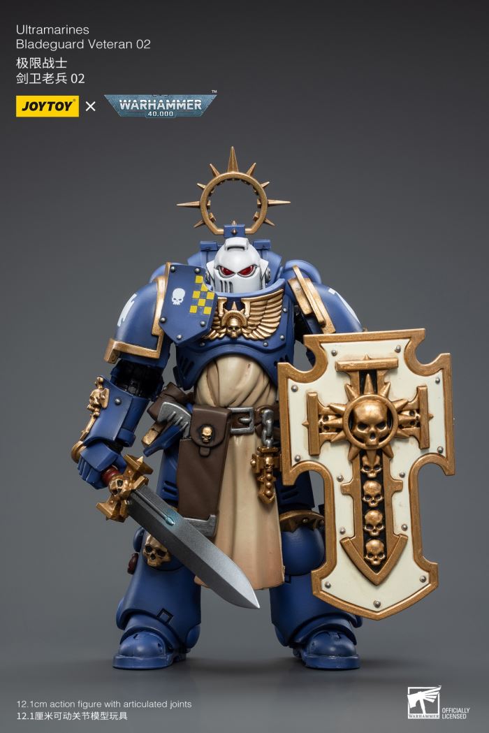 Ultramarines-Sword Guard Veteran Sergeant Proximo Brothers/Veteran 02/Veteran 03 1/18